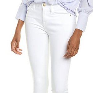 Frame Denim Le Skinny De Jeanne Blanc Crop Jean